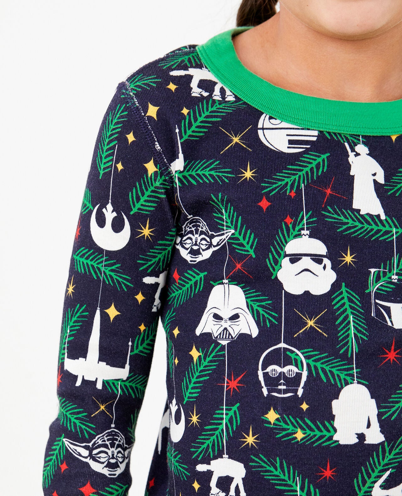 Kids STAR WARS™ Holiday Long John Pajama Set - Image 4