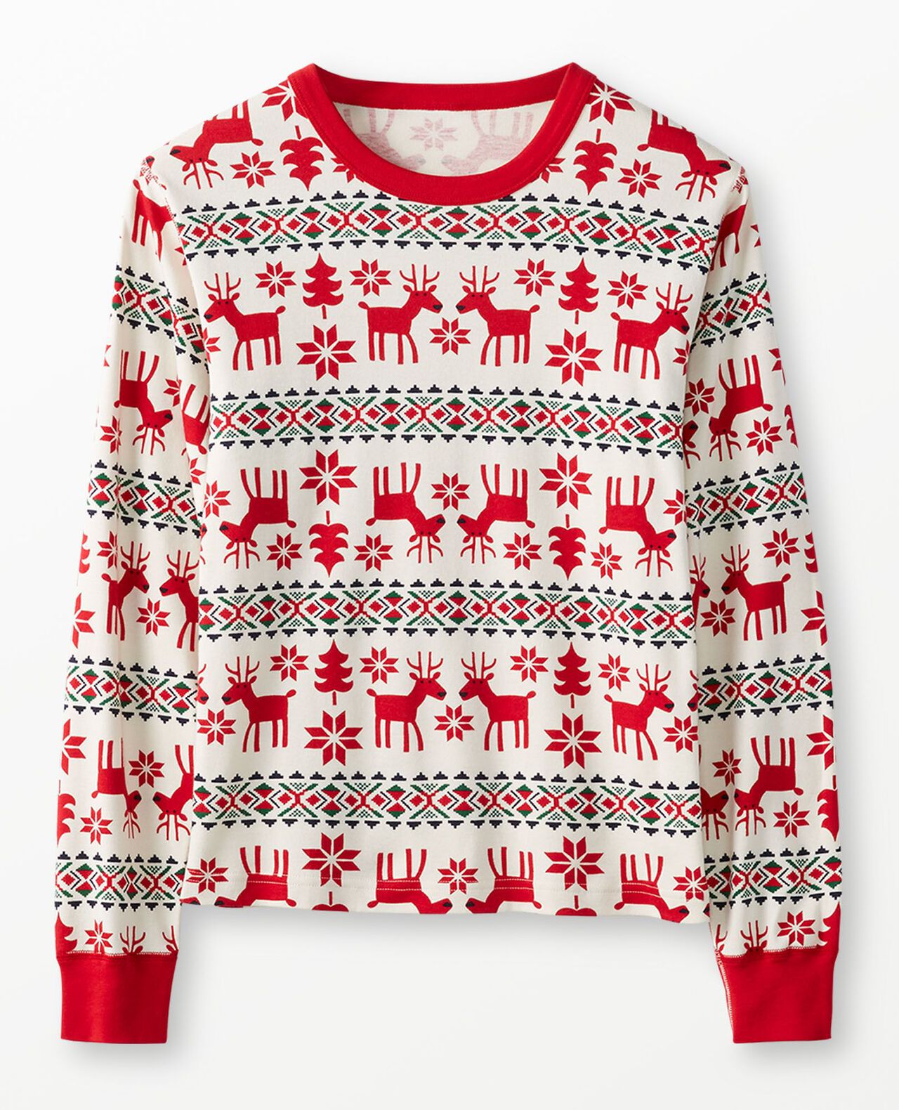 Adult Holiday Dear Deer HannaJams™ Pajama Top