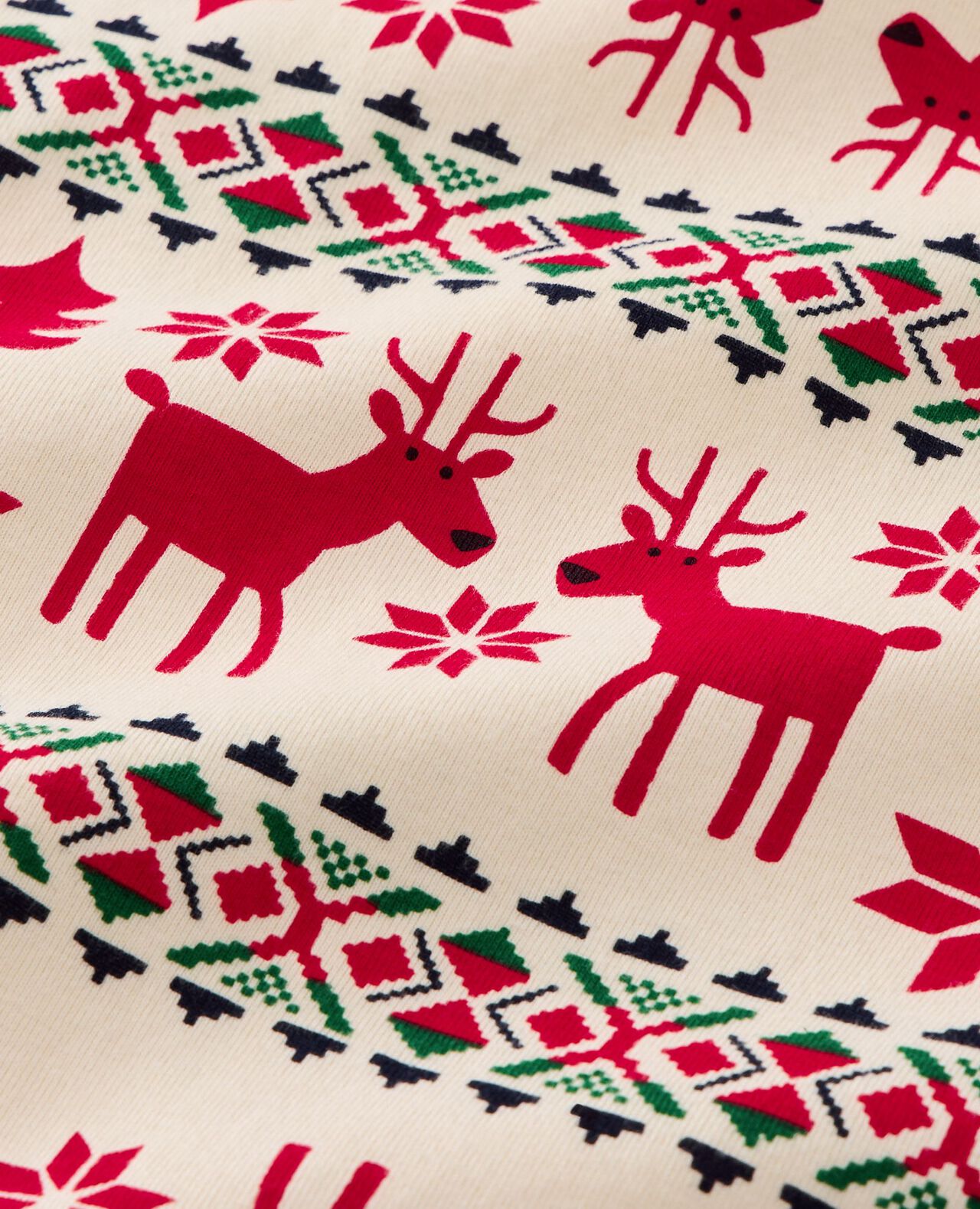 Adult Holiday Dear Deer HannaJams™ Pajama Top - Image 2