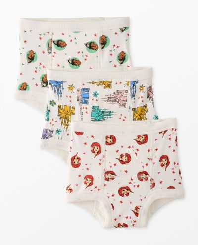3-Pack Disney Princess Organic Cotton Training Underwear