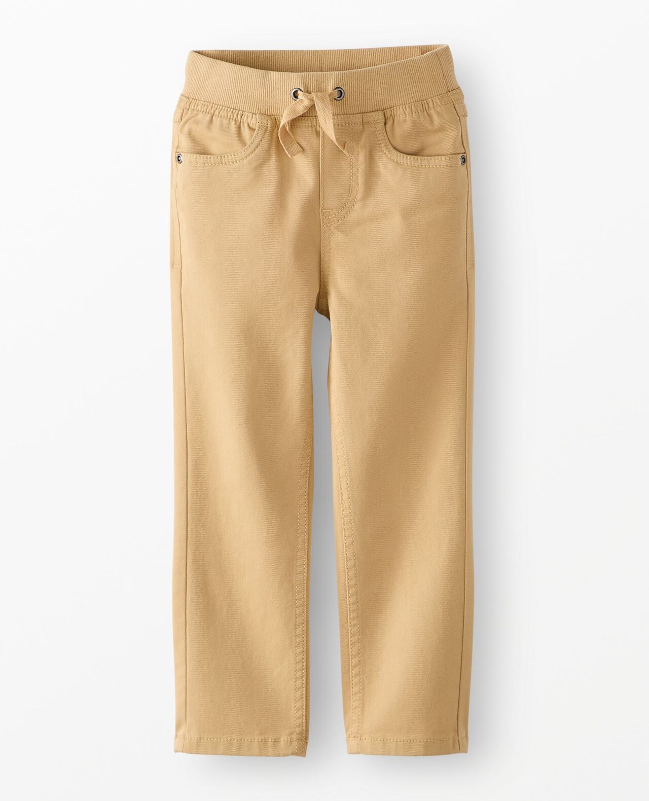 Slim Fit Twill Pull-On Pants