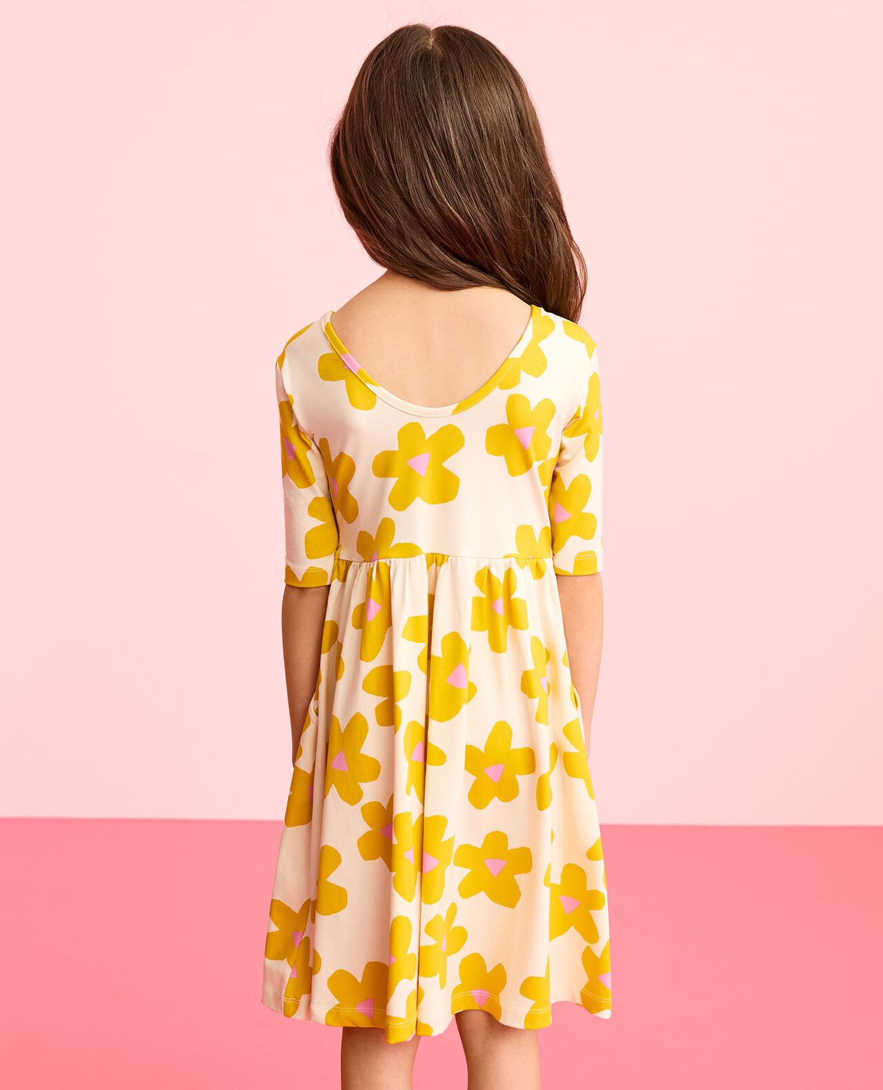 Skater Dress with Pockets - Image 3