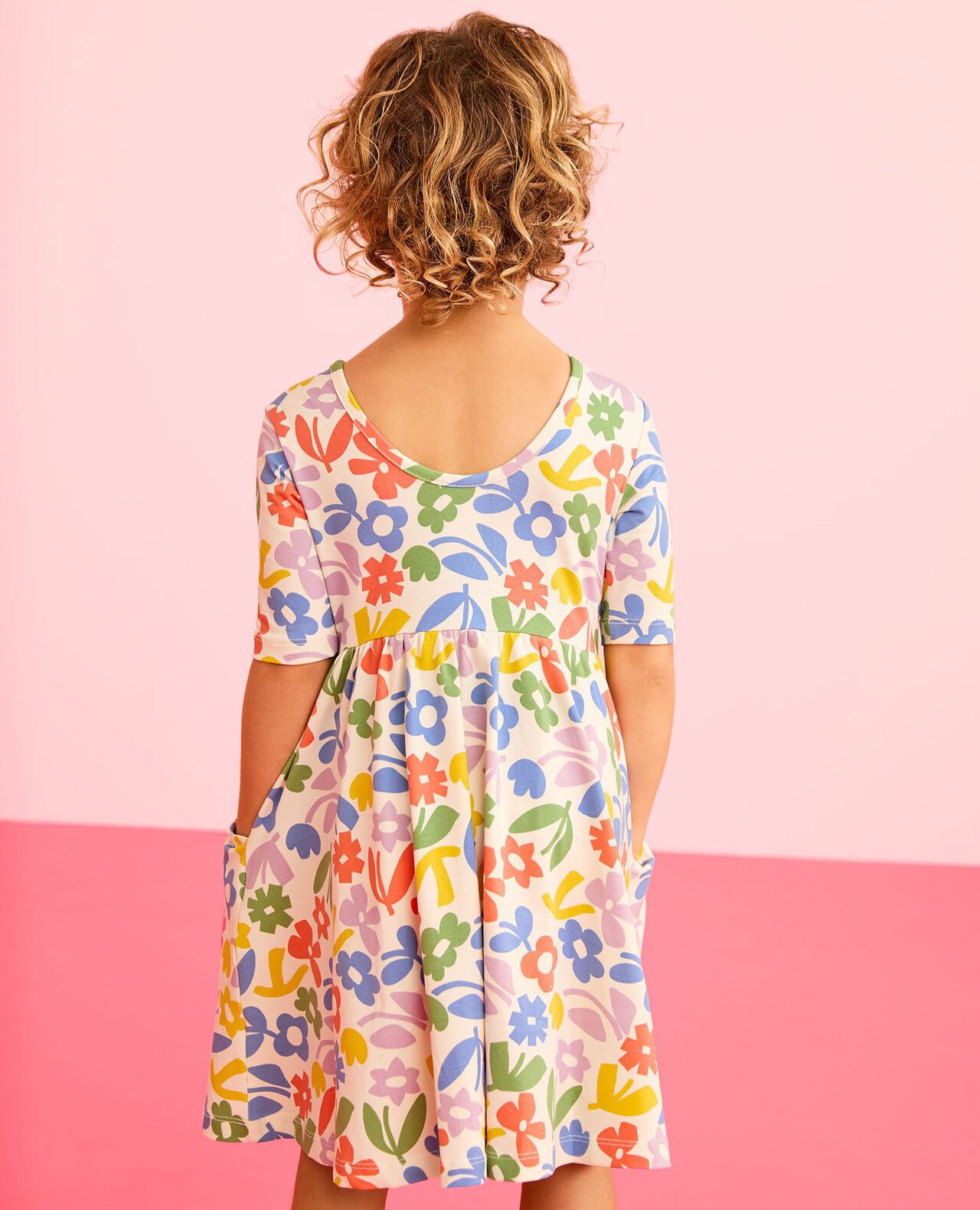 Skater Dress with Pockets - Image 4
