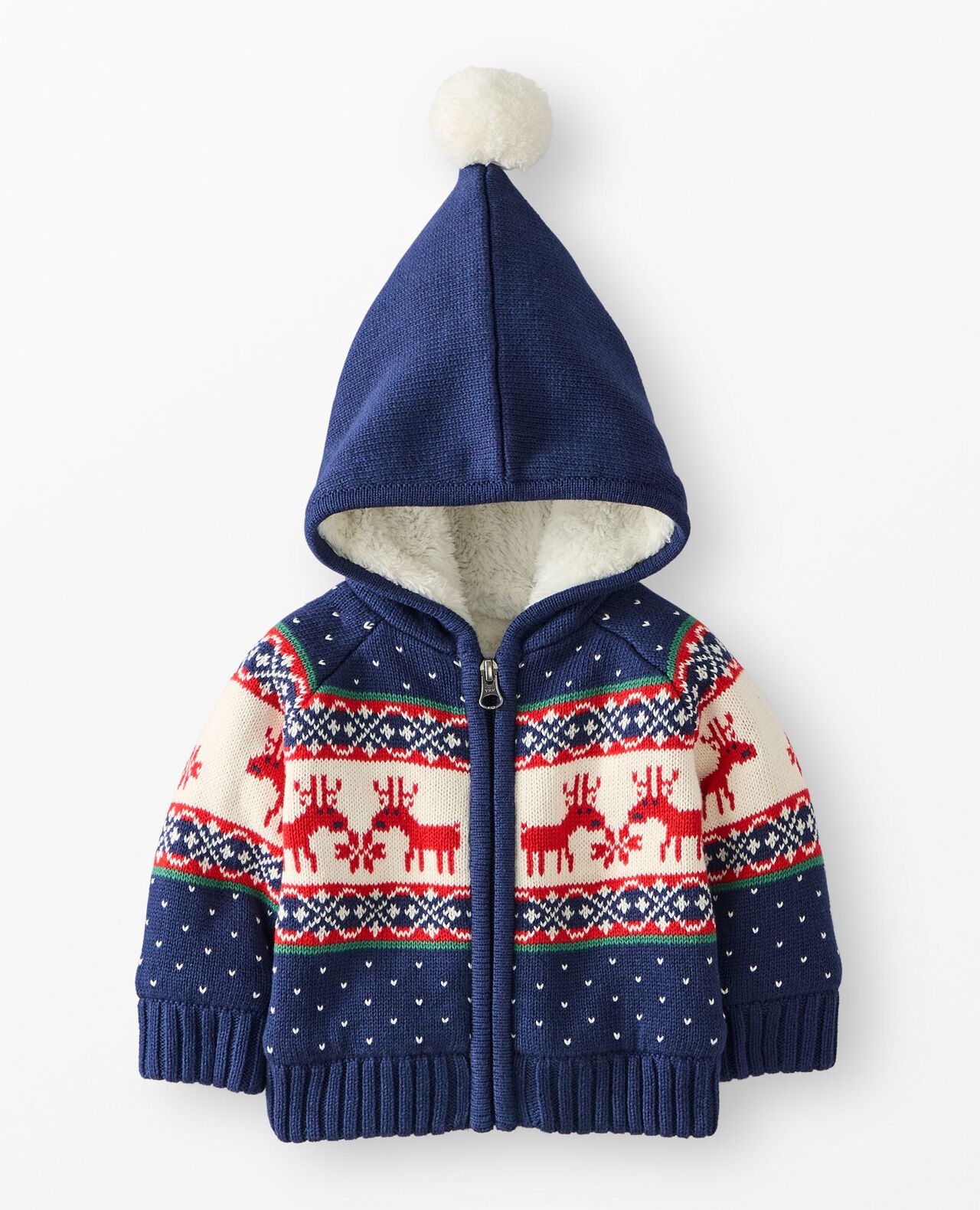 Baby Holiday Sweater Jacket - Image 2