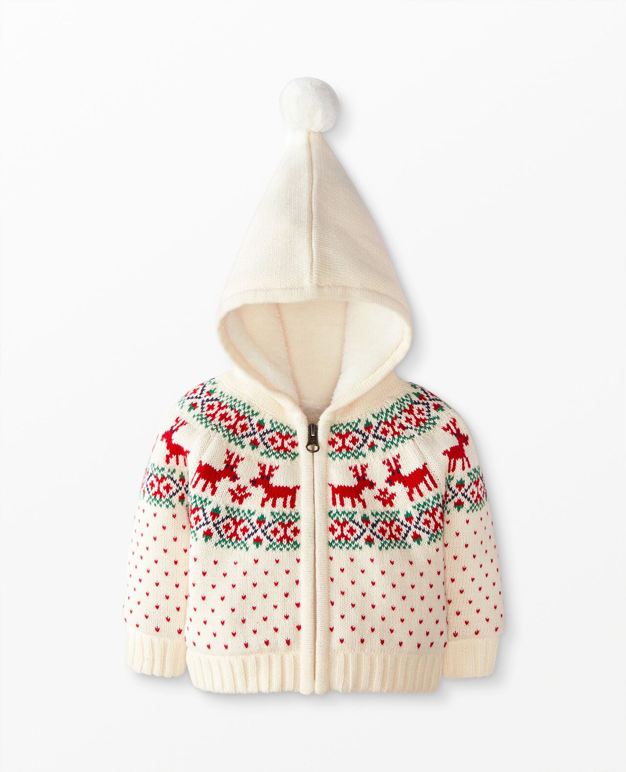 Baby Holiday Sweater Jacket - Image 5