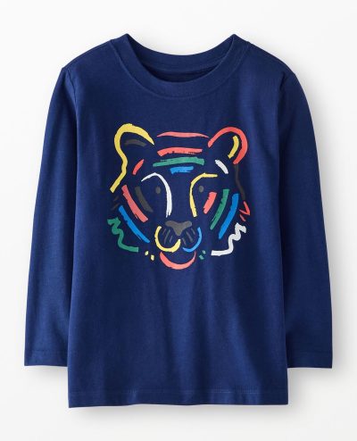 Long Sleeve Relaxed Fit Graphic T-Shirt