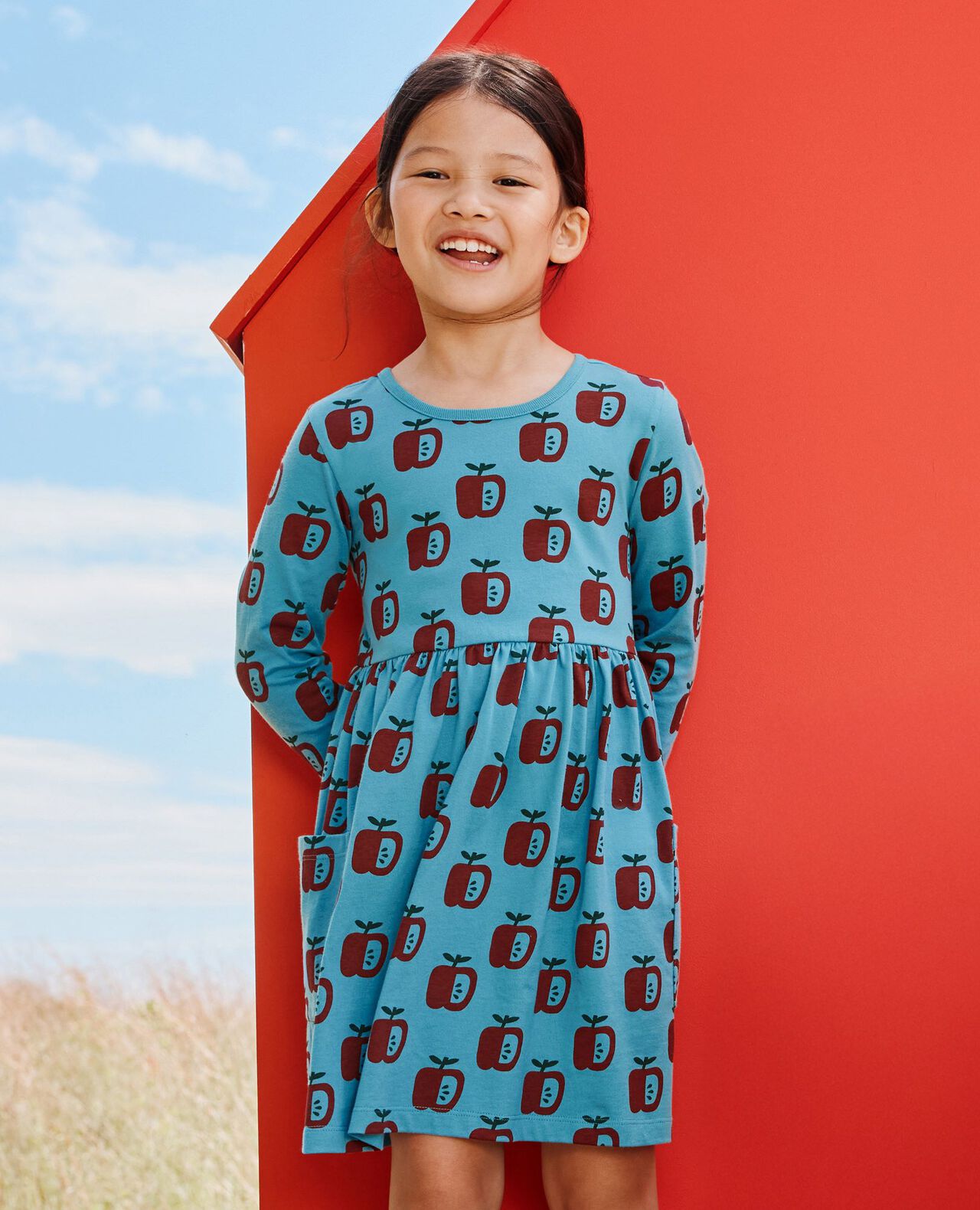 Long Sleeve Playground Dress with Pockets