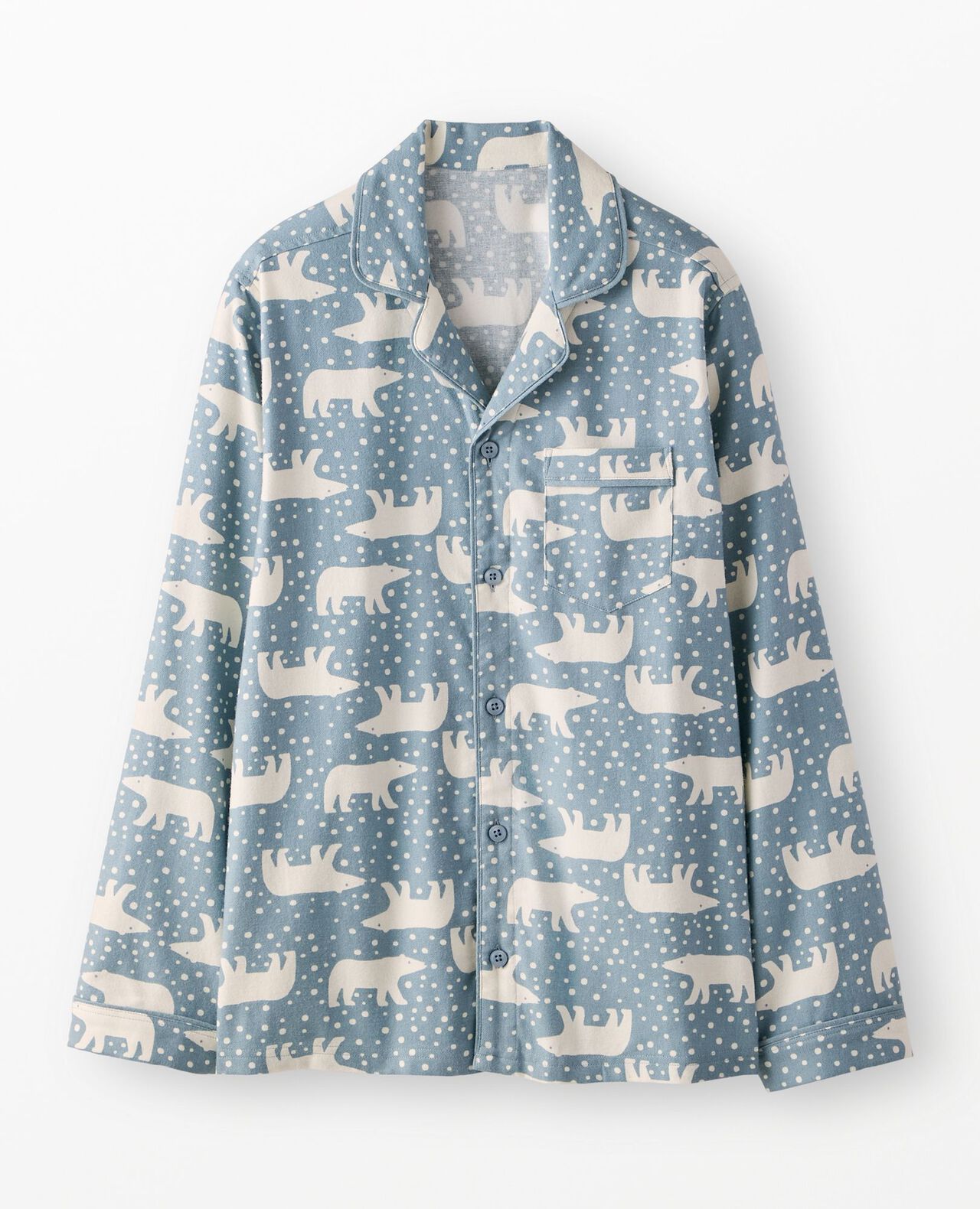 Adult Holiday Flannel Pajama Top - Image 2