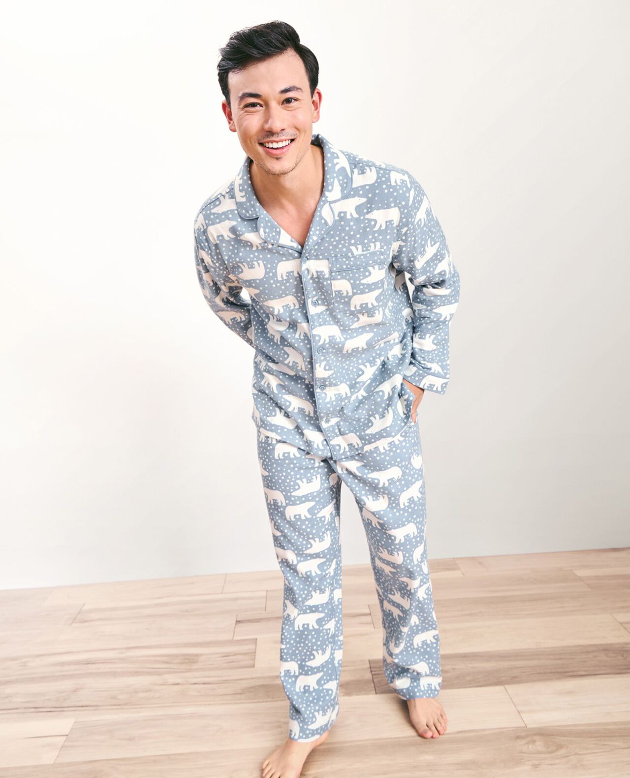 Adult Holiday Flannel Pajama Top - Image 5