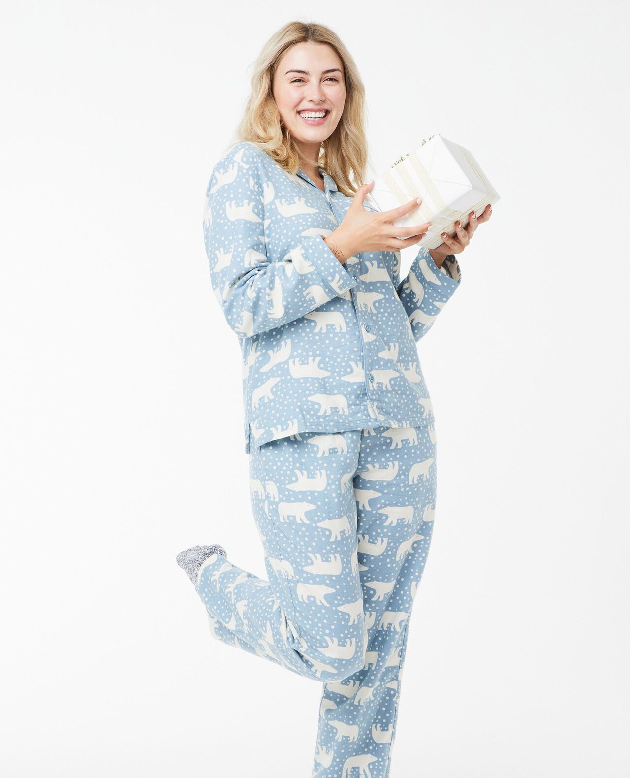 Adult Holiday Flannel Pajama Top - Image 7