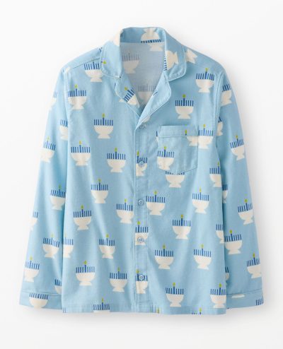 Adult Holiday Flannel Pajama Top