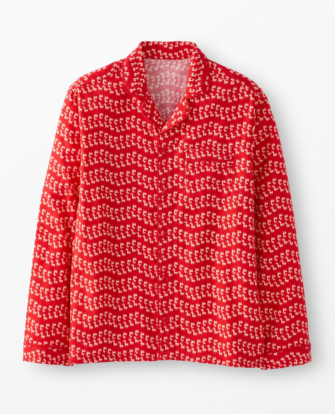 Adult Holiday Flannel Pajama Top - Image 2