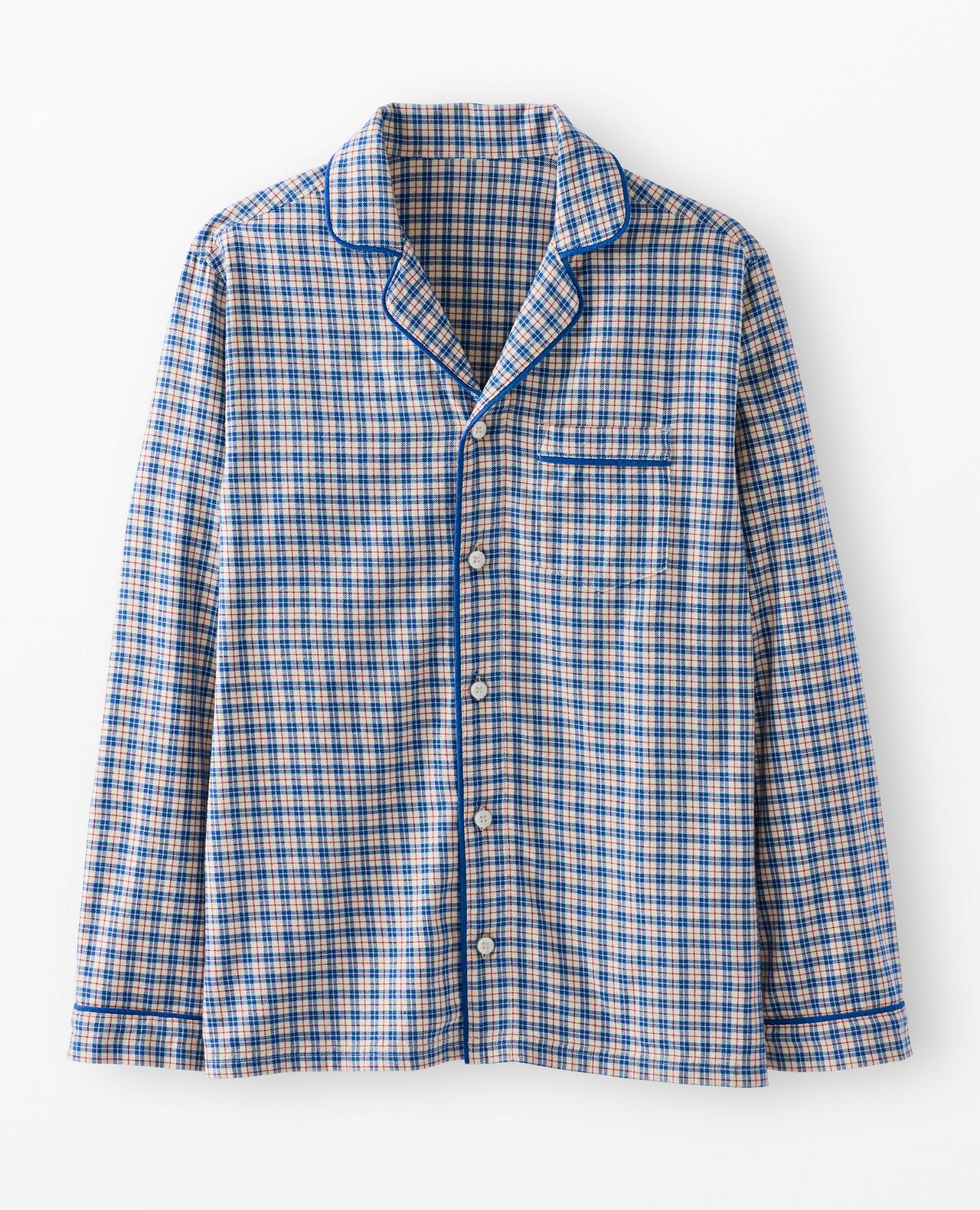 Adult Holiday Flannel Pajama Top