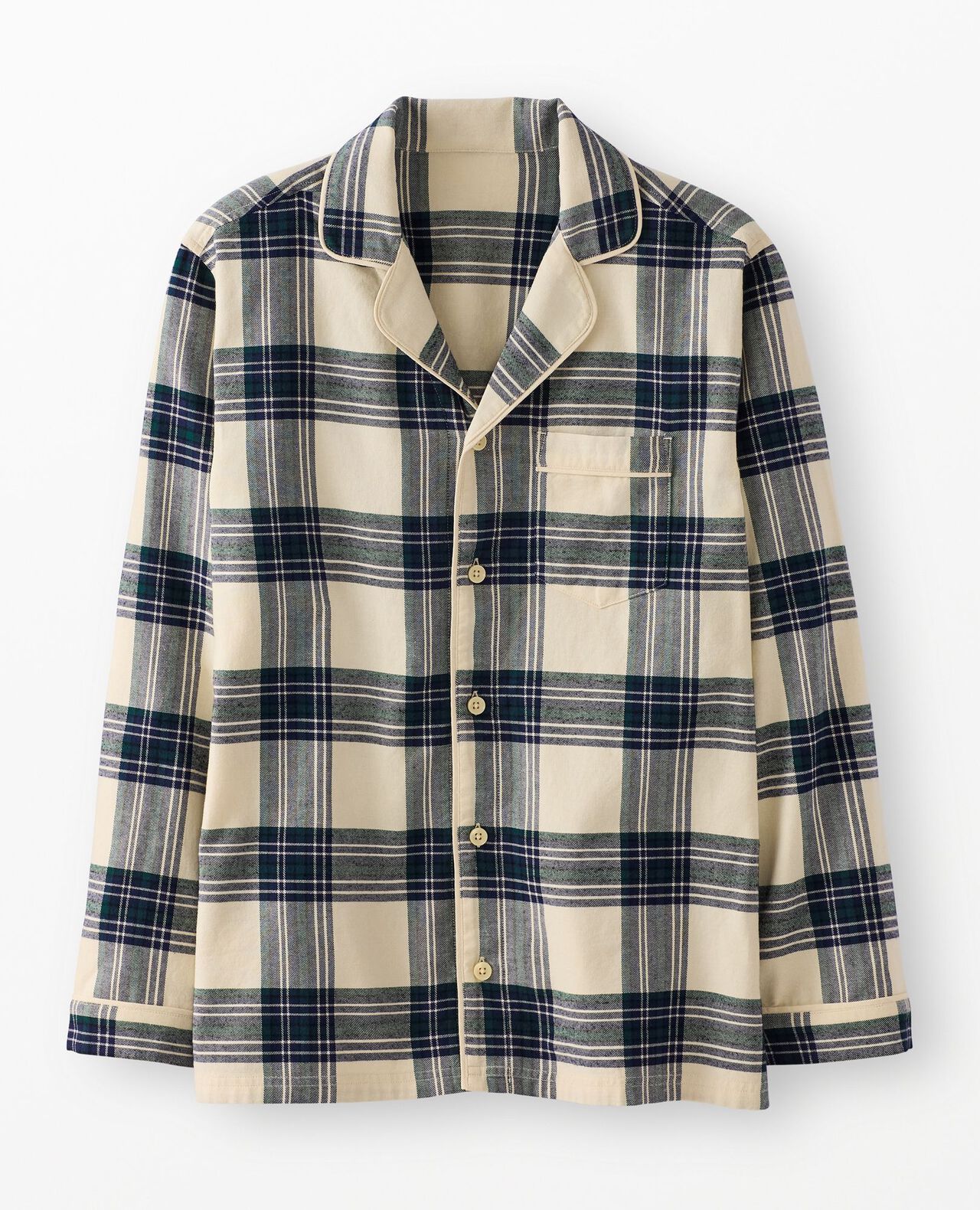 Adult Holiday Flannel Pajama Top