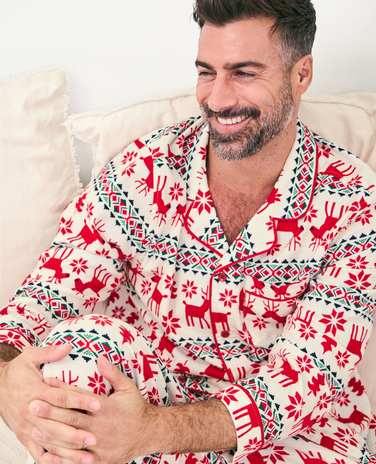 Adult Holiday Flannel Pajama Top