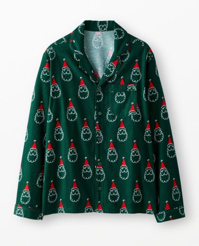 Adult Holiday Flannel Pajama Top