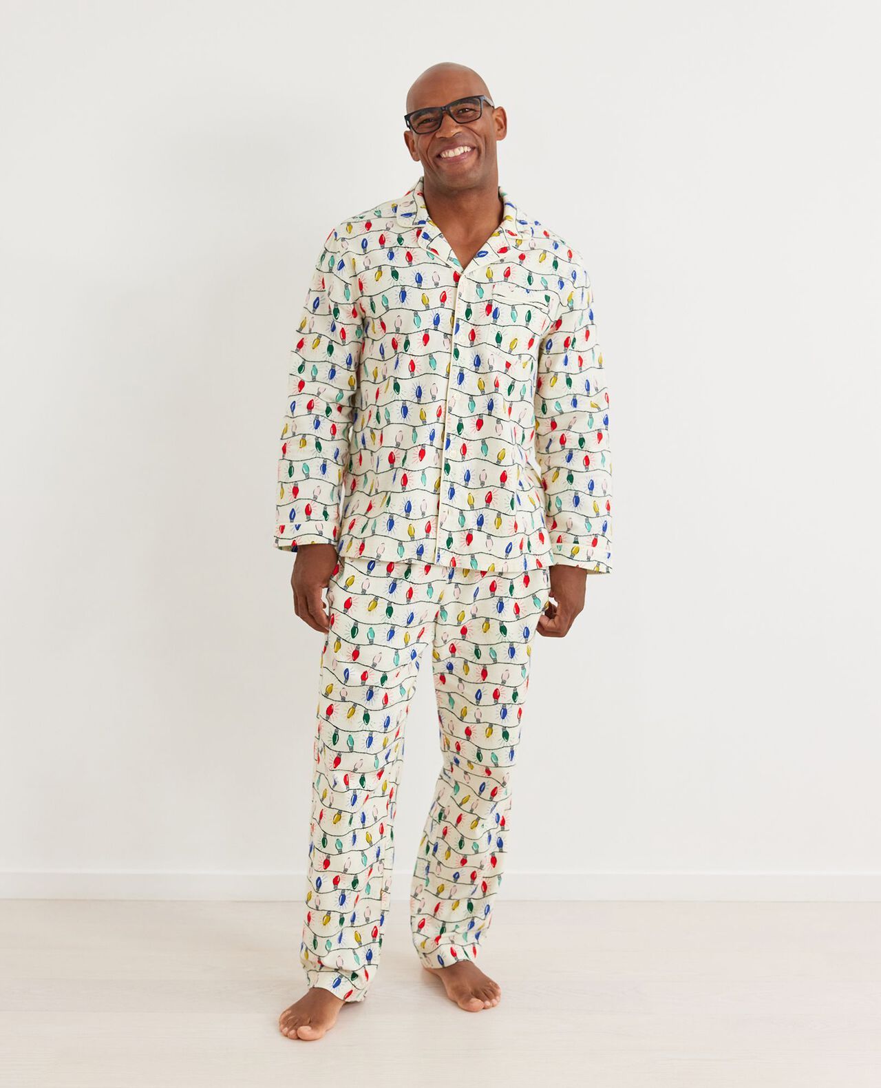 Adult Holiday Flannel Pajama Top - Image 36