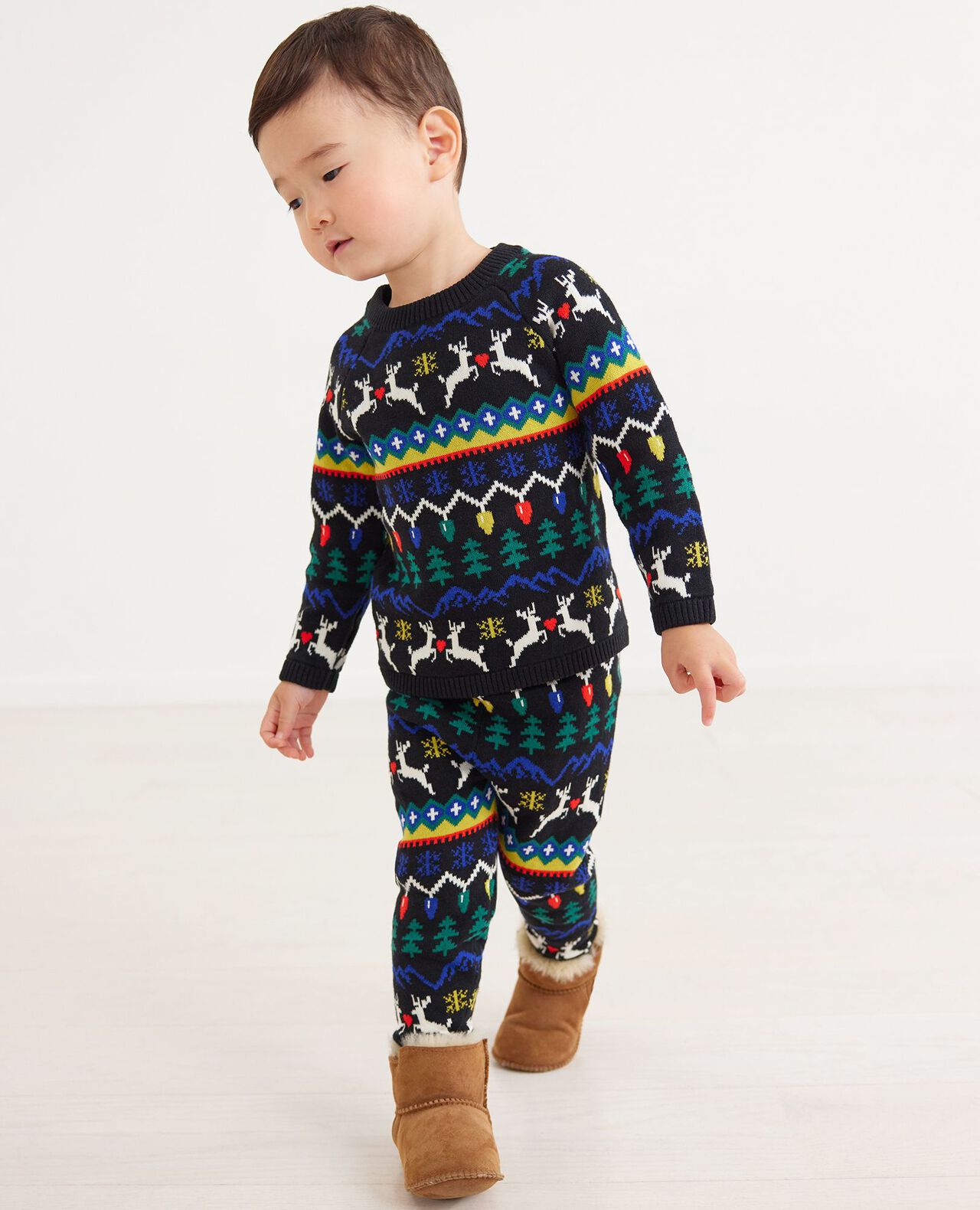 Baby Holiday Sweater & Leggings Set - Image 3