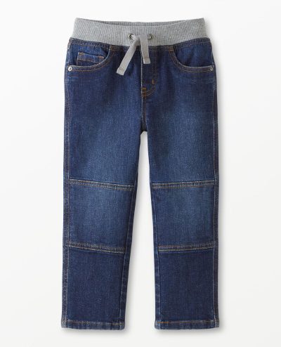 Slim Fit Denim Pull-On Pants