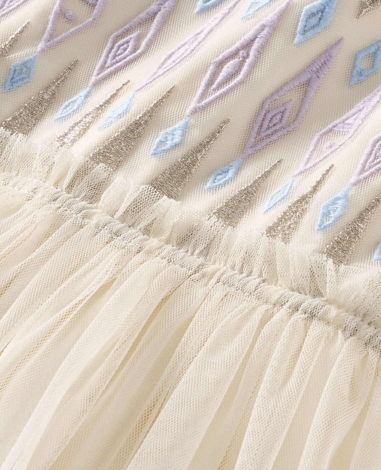 Disney Frozen Elsa Long Sleeve Tulle Dress - Image 3