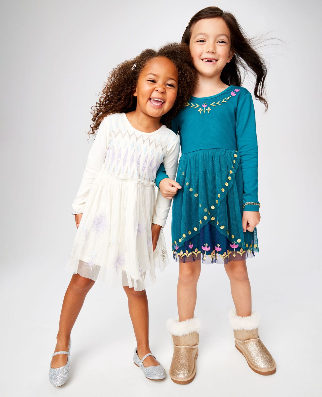 Disney Frozen Elsa Long Sleeve Tulle Dress - Image 6