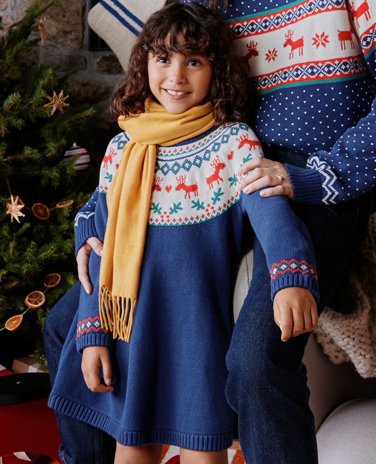 Holiday Dear Deer Sweater Dress
