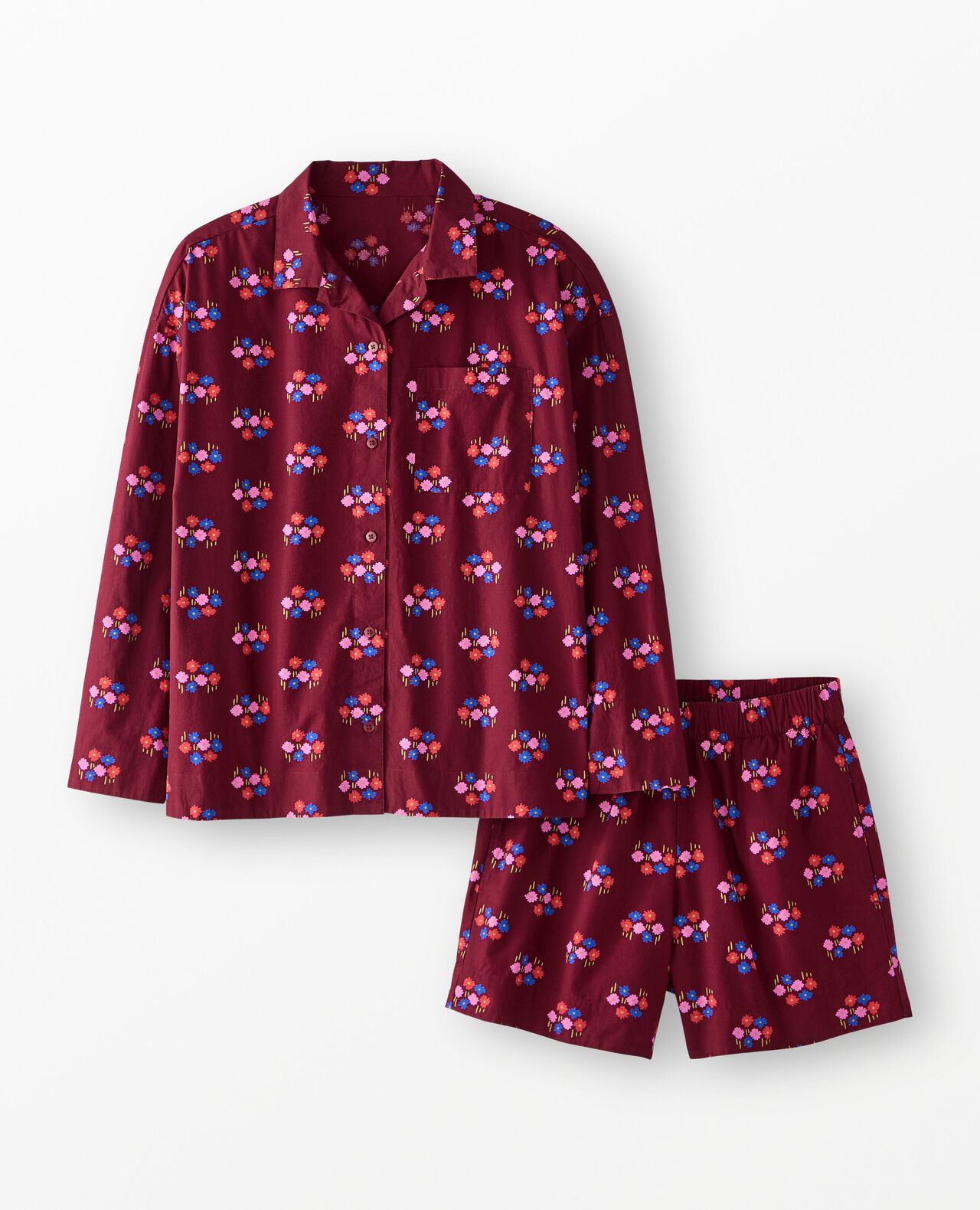 Women's Long Sleeve Poplin Pajama Set - Image 2