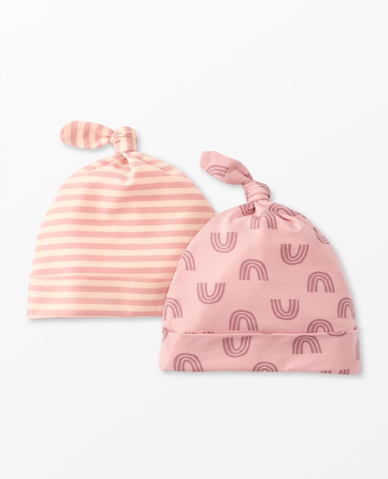 2-Piece Baby Layette Top Knot Beanie in HannaSoft™ - Image 6