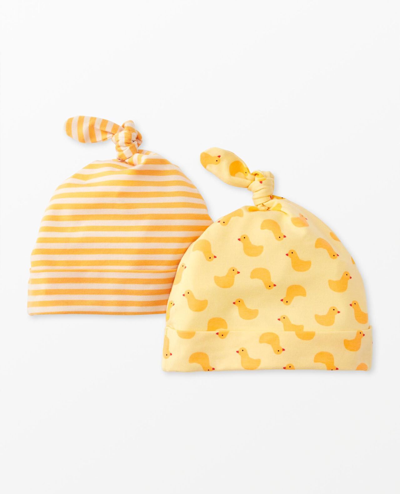 2-Piece Baby Layette Top Knot Beanie in HannaSoft™ - Image 3