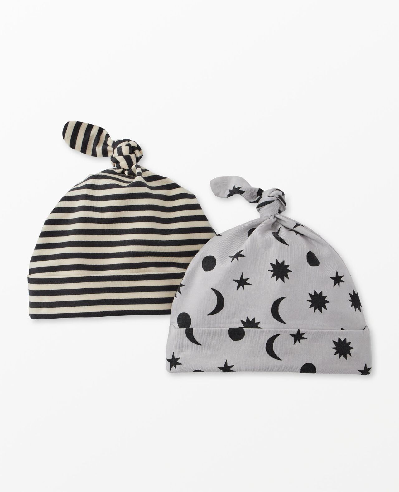 2-Piece Baby Layette Top Knot Beanie in HannaSoft™ - Image 4