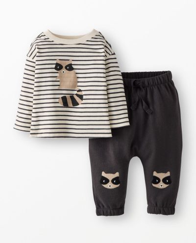 Baby Long Sleeve T-Shirt & French Terry Pants Set