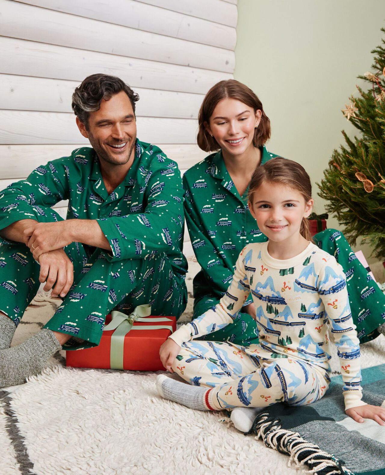 Adult The Polar Express Flannel Pajama Top - Image 3