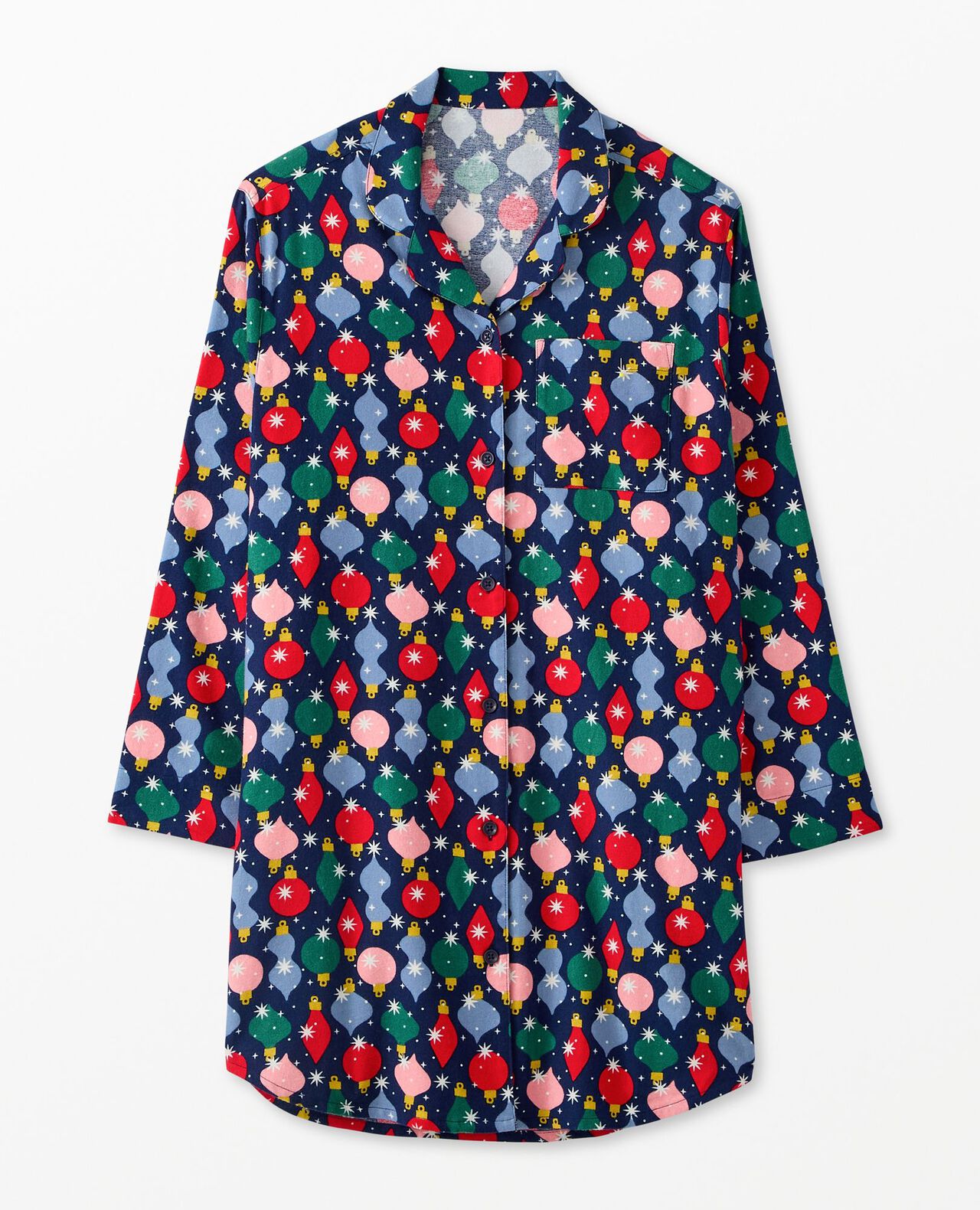 Women's Holiday Flannel Nightshirt