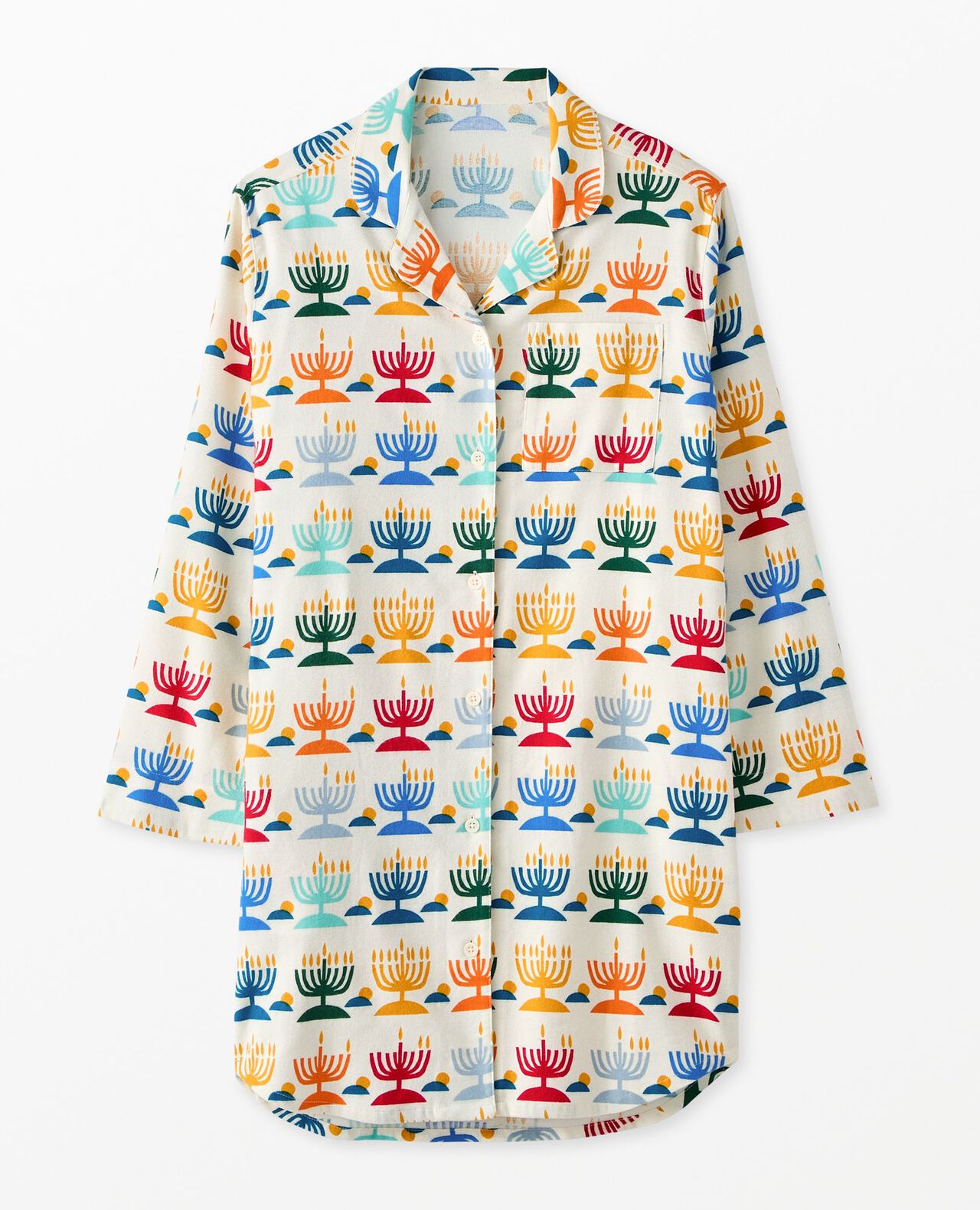 Women's Holiday Flannel Nightshirt - Image 12