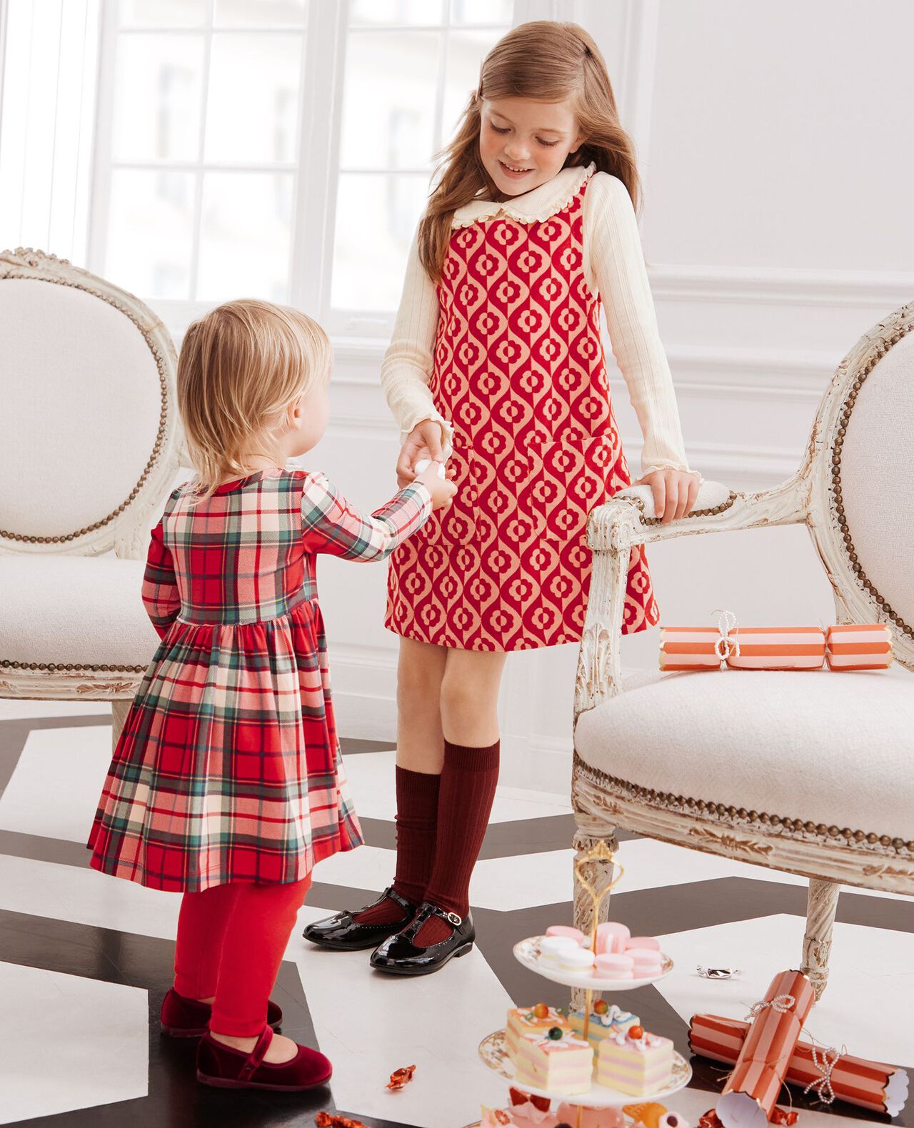 Baby Long Sleeve Skater Dress & Leggings Set - Image 3