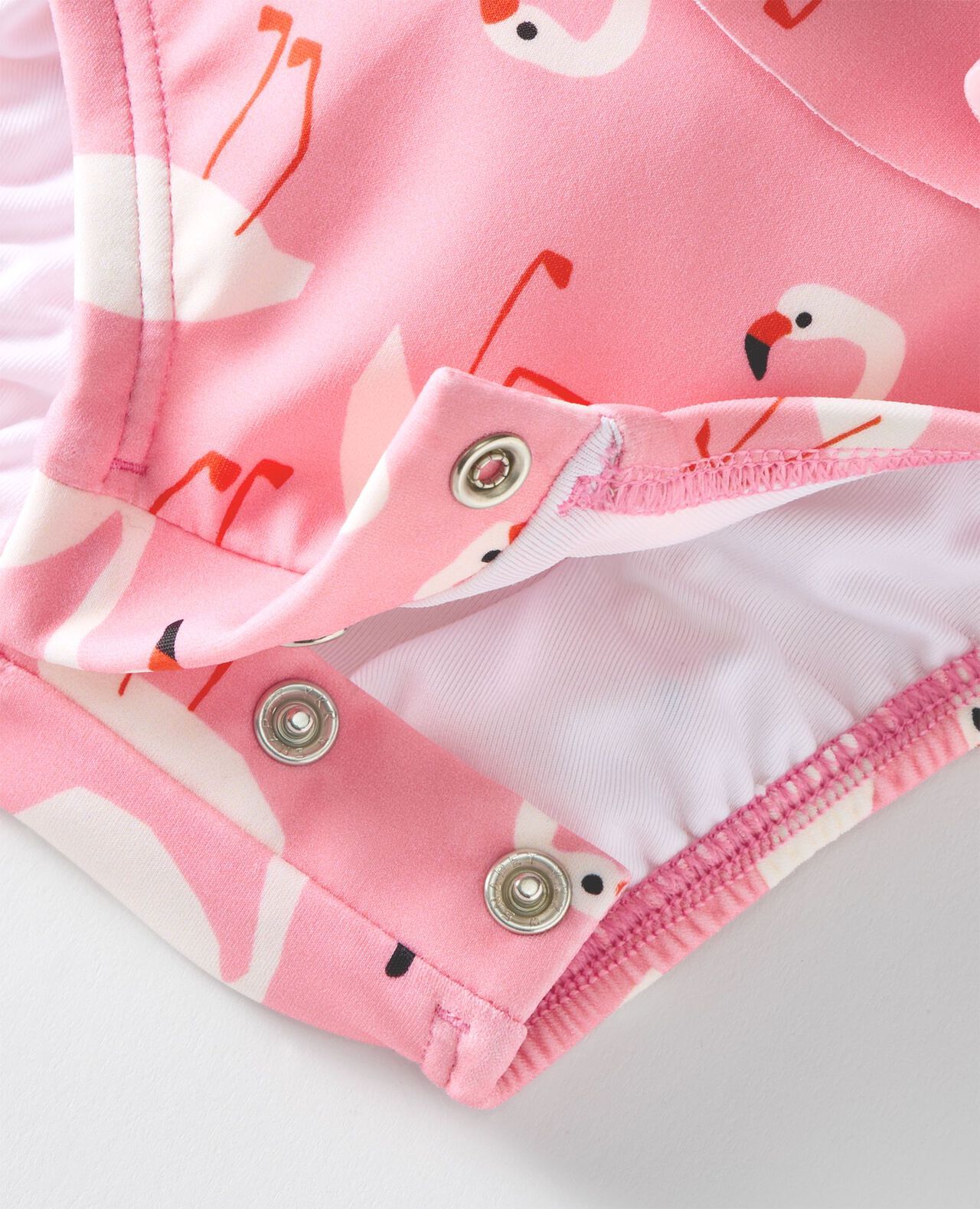 Baby One-Piece Skirted Rashguard Swimsuit - Image 2