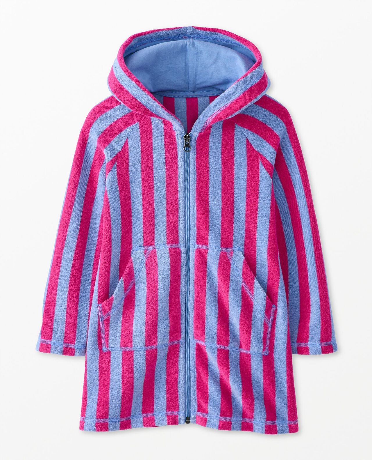 Long Sleeve Loop Terry Hoodie Cover Up - Image 7