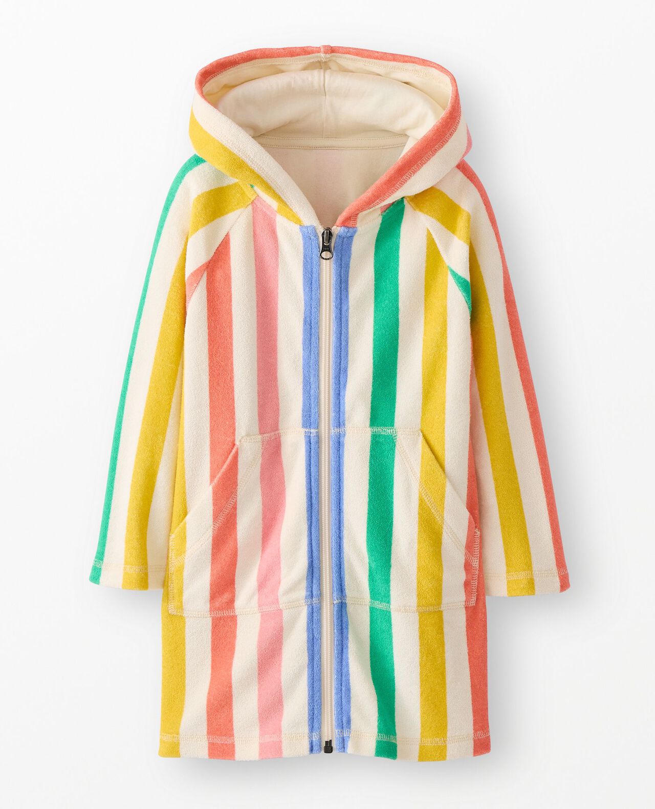 Long Sleeve Loop Terry Hoodie Cover Up - Image 2