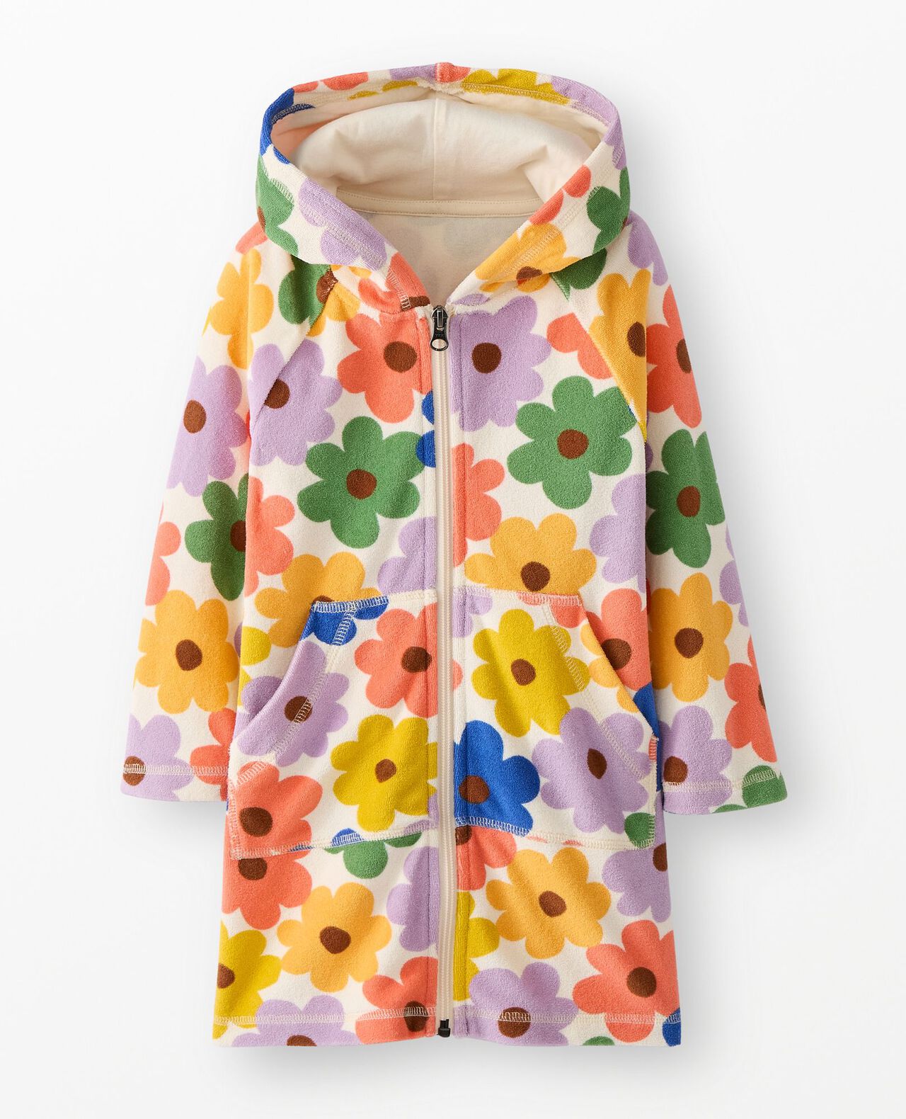 Long Sleeve Loop Terry Hoodie Cover Up - Image 2