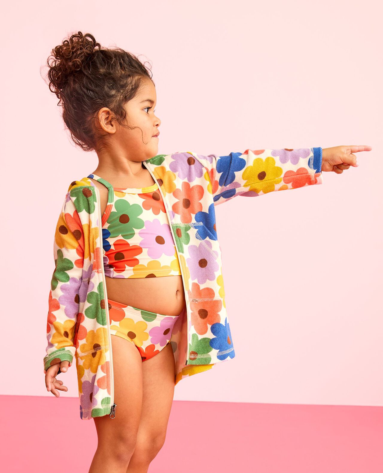 Long Sleeve Loop Terry Hoodie Cover Up - Image 5