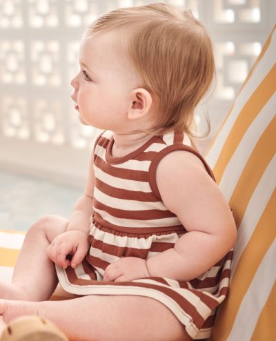 Baby Sleeveless Skirted Bodysuit