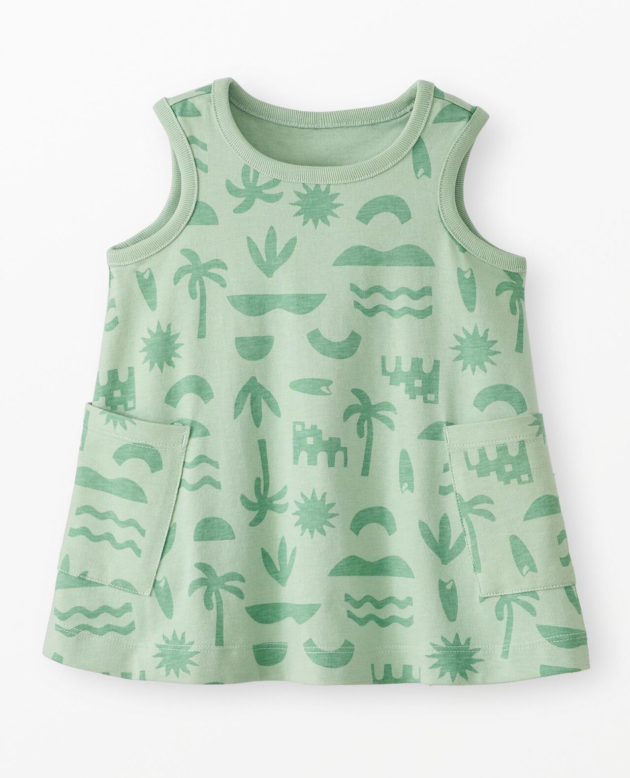 Baby Sleeveless Pocket Dress & Shorts Set - Image 8