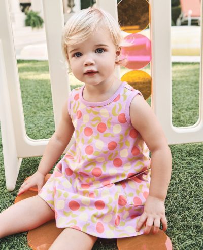 Baby Sleeveless Pocket Dress & Shorts Set