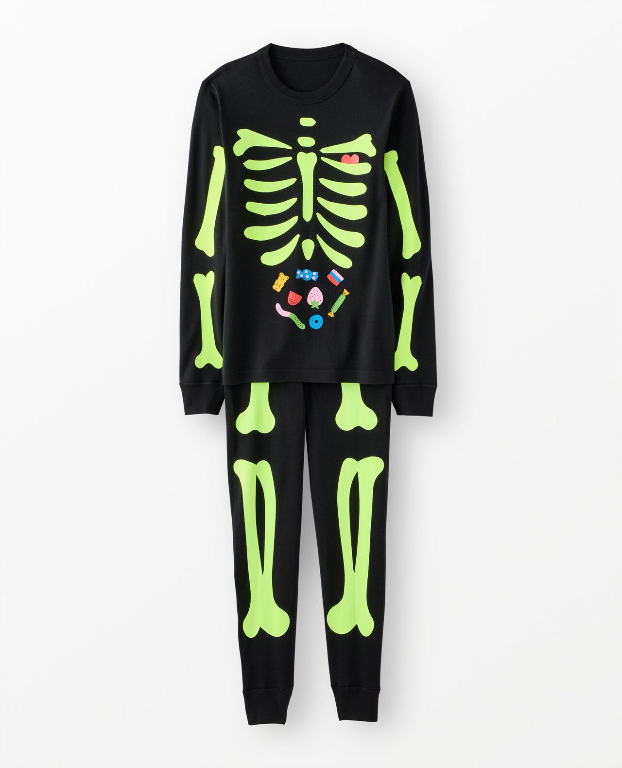 Adult Halloween Glow-in-the-Dark HannaJams™ Pajama Set