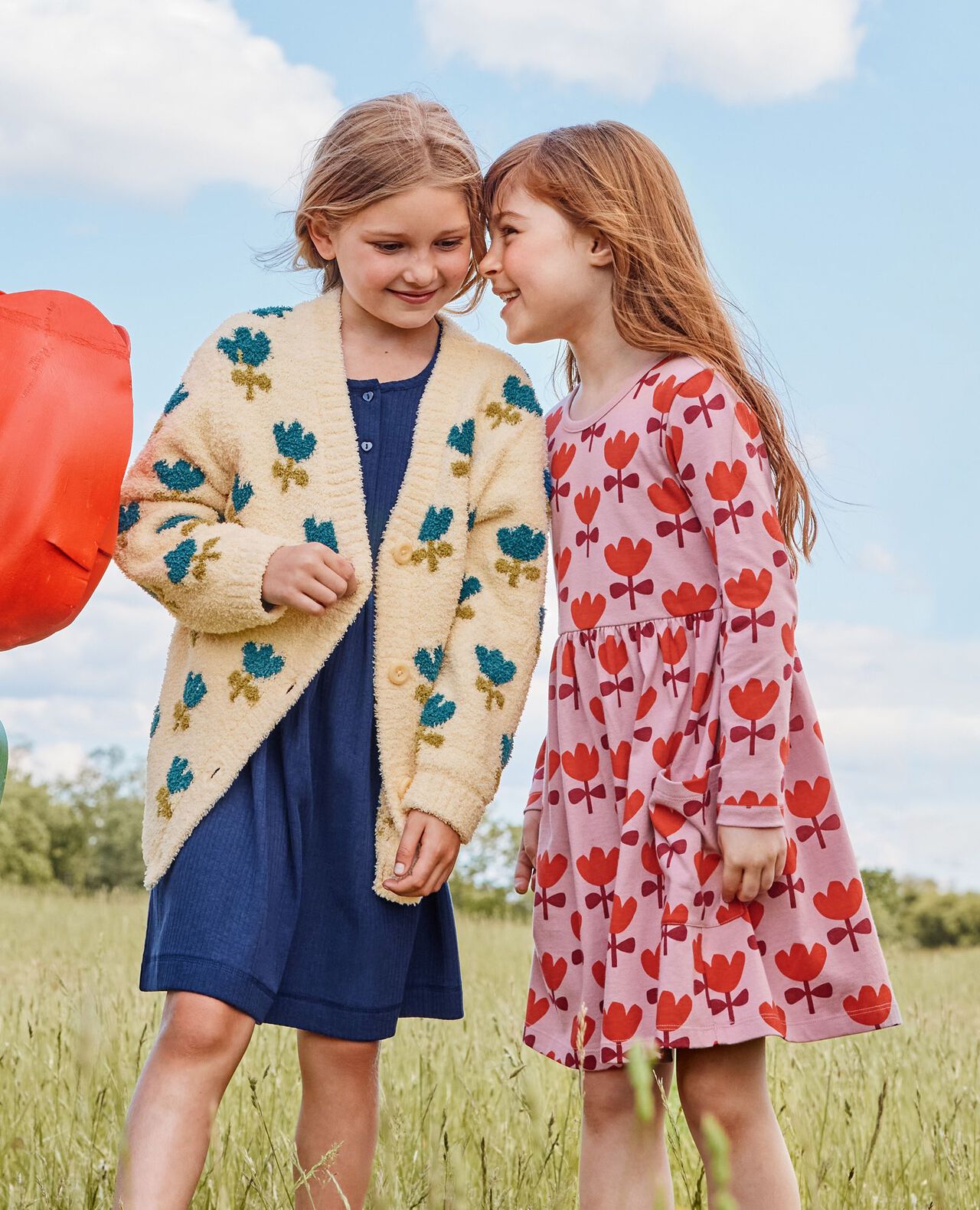 Long Sleeve Heart Button Ribbed Henley Dress - Image 3