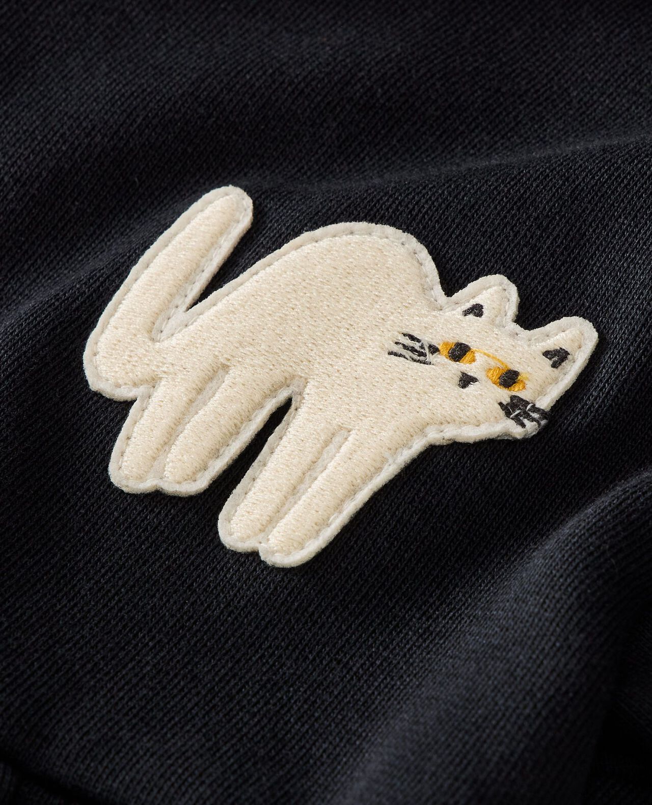 Halloween Long Sleeve French Terry Cat Dress - Image 3