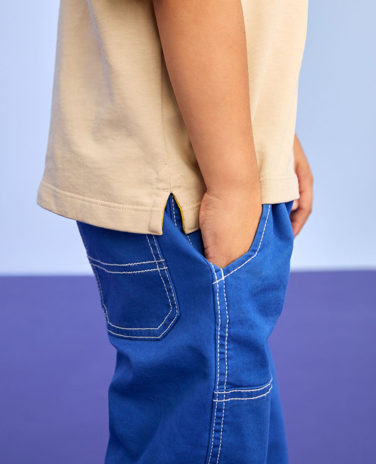 Loose Fit Canvas Carpenter Pants - Image 4