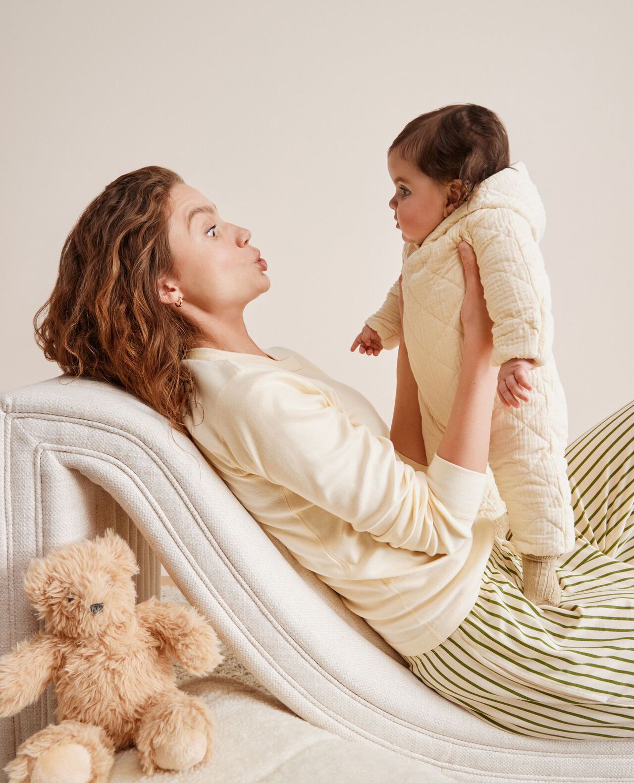 Baby Muslin Crossover Romper - Image 4