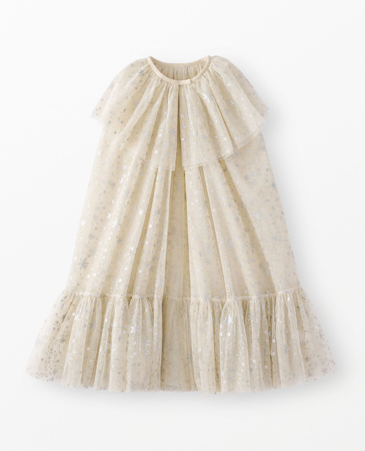 Shimmer Tulle Ruffle Cape - Image 2