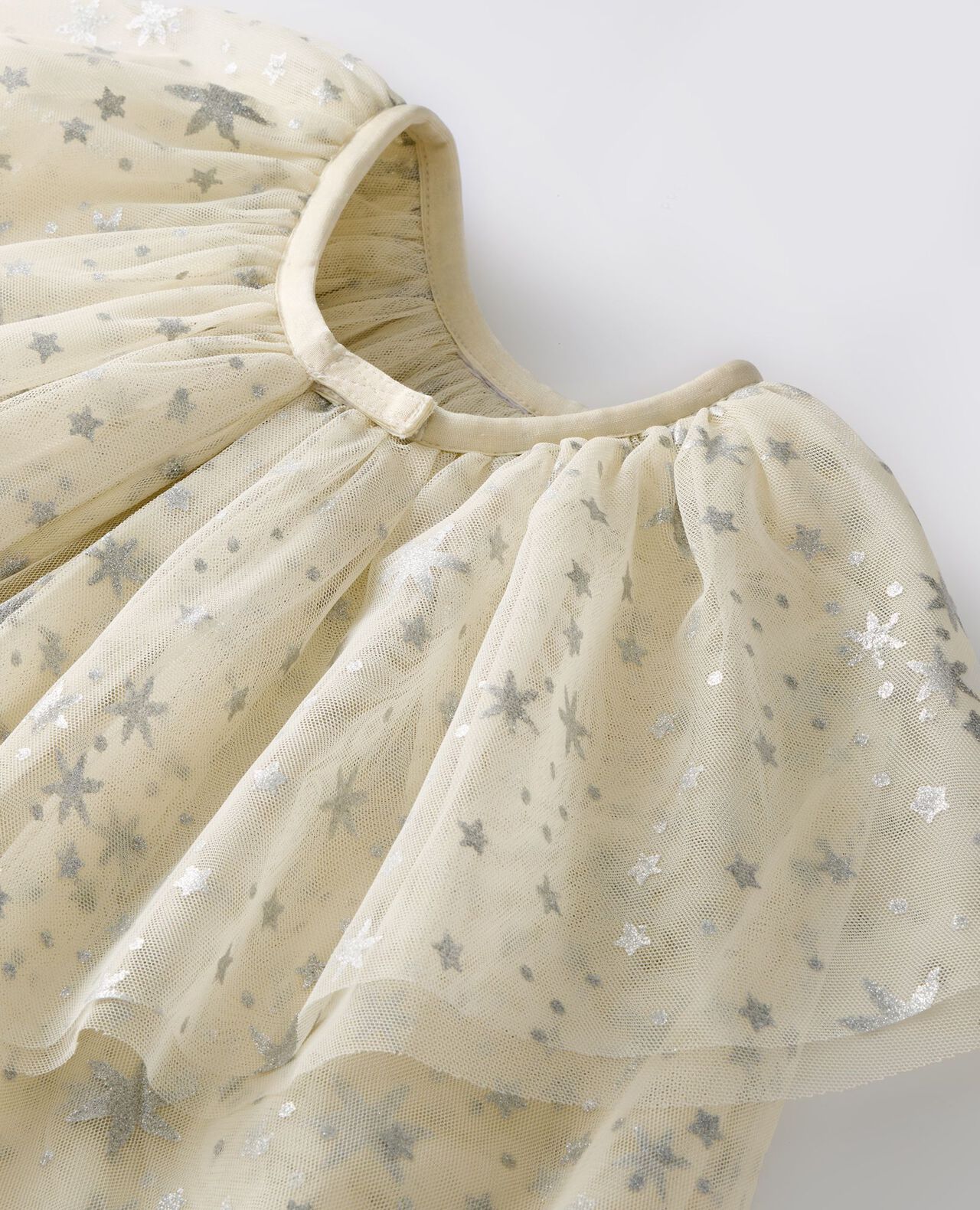 Shimmer Tulle Ruffle Cape - Image 3